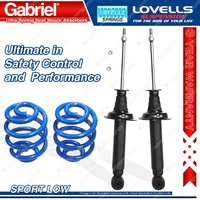 Rear Sport Low Gabriel Ultra Shock Lovells Spring for Toyota Supra MA70 71 Coupe