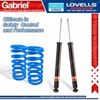 Rear HD STD Gabriel Ultra Shocks + Lovells Springs for Chrysler 300C Sedan 8 Cyl