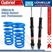 Front HD STD Gabriel Ultra Shocks + Lovells Springs for Ford Territory SX SY RWD