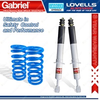 2 Front STD Gabriel Ultra Shocks + Lovells Springs for Toyota Hilux GUN136 6 Cyl