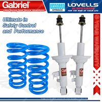 Front Gabriel Ultra Shocks + Lovells Springs for Toyota Hilux TGN16 GGN15 KUN16
