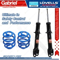 Front Sport Low Gabriel Ultra Shocks Lovells Springs for Ford Falcon BA BF 07-10