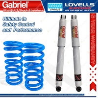 Rear Raised Gabriel 50mm Raised Shocks + Lovells Springs for Nissan Patrol GQ