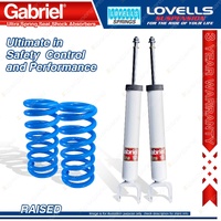 Rear Raised Gabriel Ultra Spring Seat Shocks+Springs for Jeep Grand Cherokee WK