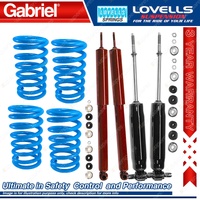 Front Rear Gabriel Shocks + Coil Springs for Toyota Crown MS111 112