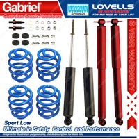 F + R Sport Low Gabriel Guardian Shocks + Coil Springs for Chevrolet Impala