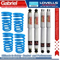 F + R Gabriel Ultra 50mm Raised Shocks Coil Springs for Nissan Patrol GQ Y60