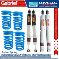 F+R Raised Gabriel Plus Shock Coil Spring for Prado GRJ KZJ KDJ RZJ120 SWB V6