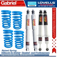 F+R Raised Gabriel Ultra PLUS Shocks Coil Spring for Prado GRJ KDJ150 KDJ155