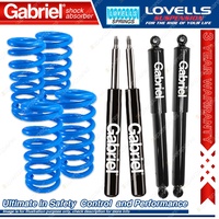 4 Super Low Gabriel Ultra Shocks Coil Spring for Commodore VN VP V8 excl HD susp