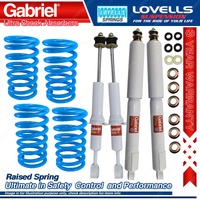 F + R Raised Gabriel Ultra Shocks Coil Springs for Toyota Landcruiser VDJ200