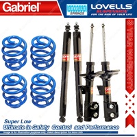 F+R Extra Super Low Gabriel Ultra Shock Coil Spring for Commodore VR VS V8 Sedan