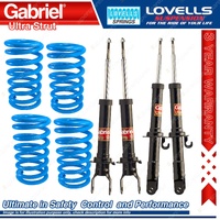 Front Rear Gabriel Ultra Shocks + Coil Springs for Ford Falcon AU IRS Sedan
