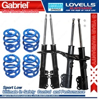F + R Sport Low Gabriel Ultra Shocks + Coil Springs for Toyota Avalon MCX10 I II