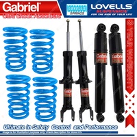 Front Rear Gabriel Ultra Shocks Coil Springs for Ford Falcon BA BF XR6 02-07