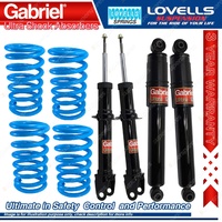 Front Rear Gabriel Ultra Shocks + Coil Springs for Ford Falcon BA BF 07-08