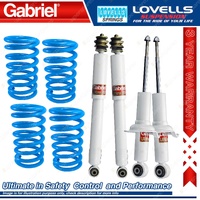 Front Rear STD Gabriel Ultra Shocks+Lovells Springs for Nissan Patrol Y62 13-on