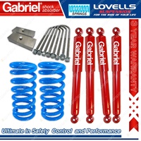 Gabriel 25mm Sport Low Shock Spring + Block Kit for Ford Mustang Coupe V8 67-70