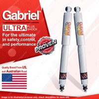 2 Rear Gabriel Ultra Plus OE 50mm Raised Shocks for Nissan Patrol GQ Y60 GU Y61