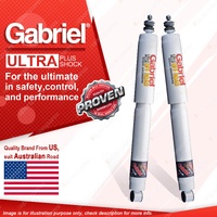 2 x Rear Gabriel Ultra Plus OE 40mm Raised Shocks for Isuzu MU-X UCS85 UCR85