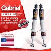 2 Front Gabriel Ultra Plus Spring Seat Shock Absorbers for Mazda BT50 UP UR