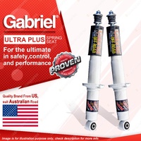 2 Front Gabriel Ultra Plus Spring Seat Shocks for Isuzu D-MAX TF MU-X UCS UCR 85