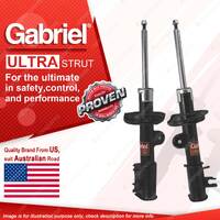 2 x Front Gabriel Ultra Strut Shock Absorbers for Fiat 500X 1368cc 4D SUV 15-On