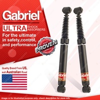 2 x Rear Gabriel Ultra Shock Absorbers for Peugeot 208 Hatch excl GTi 10/12-On