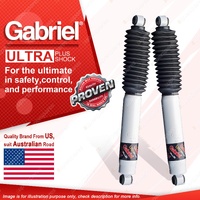 2 x Rear Gabriel Ultra Plus Shock Absorbers for Mitsubishi Triton MQ MR 5/15-on