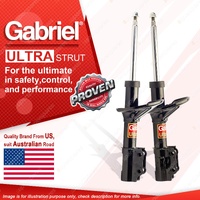 Front Gabriel Ultra Shock Absorbers for Mazda 323 FWD 4WD BD Sedan Hatch 80-85