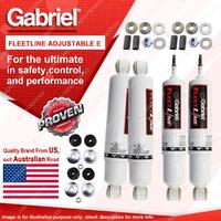 4 Gabriel F+R Fleetline Adjustable Shocks for Mitsubishi Canter FE FG637 639