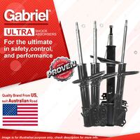 Gabriel Front Rear Ultra Shocks for Lexus ES300 VCV10R front fixed spring seat