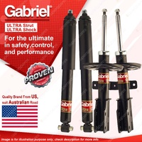 Front + Rear Gabriel Ultra Shocks for Peugeot 3008 P84 5008 P87 SUV 17-On