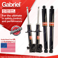Gabriel Front + Rear Ultra Shock Absorbers for Daihatsu Sirion M301S Hatch 05-13