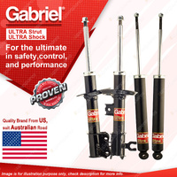 Gabriel Front + Rear Ultra Shock Absorbers for Holden Barina Spark MJ 10/10-3/16