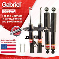 Gabriel Front + Rear Ultra Shock Absorbers for Nissan Qashqai J11 SUV 7/14-on