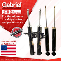 Gabriel Front + Rear Ultra Shock Absorbers for Audi A3 Series 8P 55mm Strut Body
