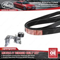 Gates Alt Micro-V Ribbed Belt Kit for Toyota Aurion GSV40 2GR-FE 3.5L 2006-2011