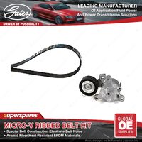Gates Micro-V Belt Kit for Citroen C4 Grand Picasso LC UA UD RFJ C5 RC RE RD