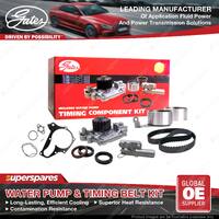 Gates Water Pump & Timing Belt Kit for Chevrolet Viva F69 2H9 1.8L 90KW