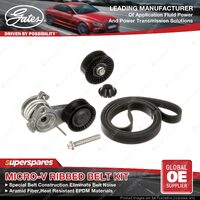 Gates Micro-V Belt Kit for BMW 125I 130I 323I 325I 330I 523I 525I 530I X1 X3 X5