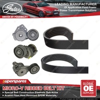 Gates Alt Micro-V Ribbed Belt Kit for Audi A1 8X1 8XK 8XA 8XF 1.4L CAVG CTHG