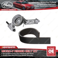 Gates Alt Micro-V Ribbed Belt Kit for Holden Cruze JH 1.4L 103KW 04/2011-07/2011