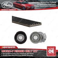 Gates Micro-V Belt Kit for Volkswagen Golf MKV 1K1 MKVI 5K1 AJ5 Polo 9N 9A