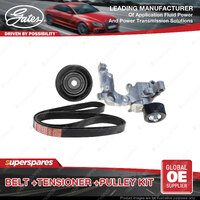 Gates Belt & Tensioner & Upper Pulley for Toyota Prado GRJ120 Hilux Surf GRN215