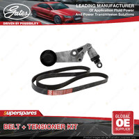 Gates Belt & Tensioner for Toyota Corolla ZZE120 ZZE121 1.4L 1.6L
