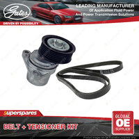 Gates Belt & Tensioner Kit for Mazda 3 BK14 2.3L L3M6 6 GG89 Atenza Axela 04-09