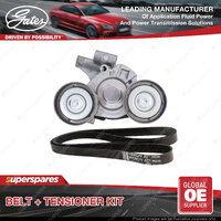 Gates Belt & Tensioner for Mazda BT50 UP0Y 3.2L 145kW 147kW 2011-On