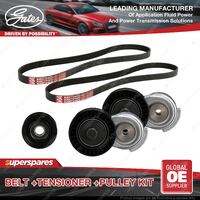Gates Belt & Tensioner & Pulley Kit for BMW Z4 E85 3.0L M54B306S3 SPR TENS