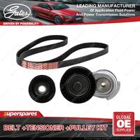 Gates Belt & Tensioner & Pulley Kit for Ford Courier PH 4.0L 154kW C40VSEX 05-06